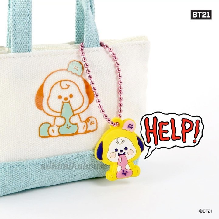 OFFICIAL BT21 JELLY CANDY KEYRING GANTUNGAN BT21 KEYCHAIN FIGURE KEYRING DOLL BONEKA BABY BT21