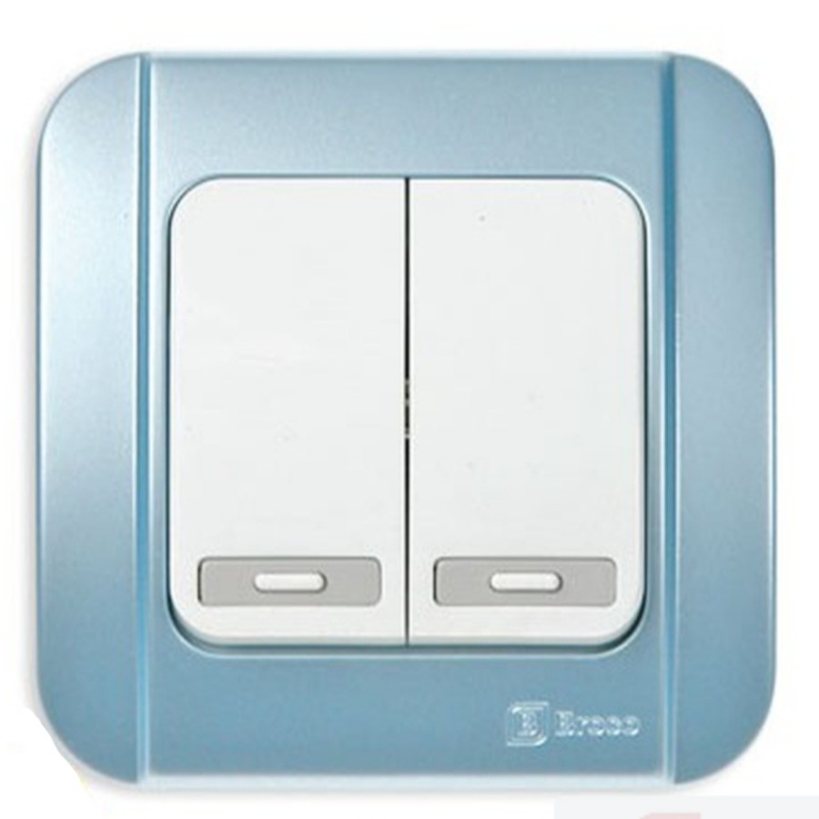 (BROCO) SAKLAR ENGKEL 2G GALLEO G162-55S BLUE BROCO