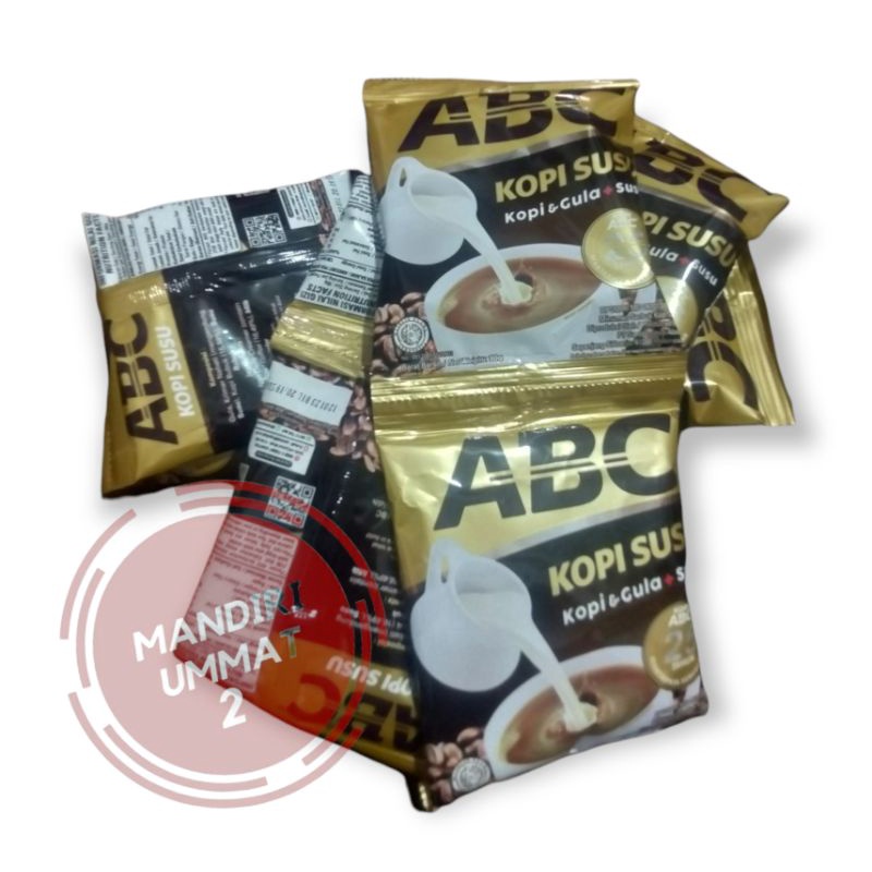 

ABC Kopi Susu 1 Renceng isi 10 saset