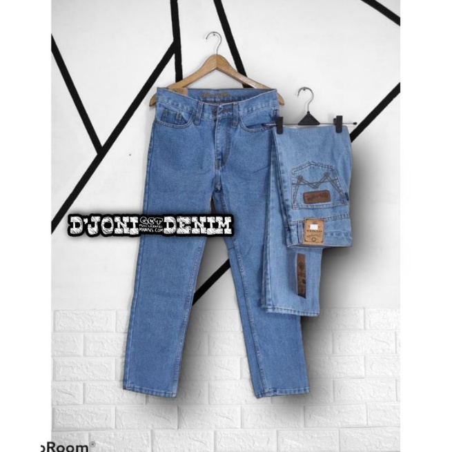 Celana Jeans Reguler Wrangler Original Pria-Celana Premium Pria Ukuran 28-38- Celana Pria Terbaru