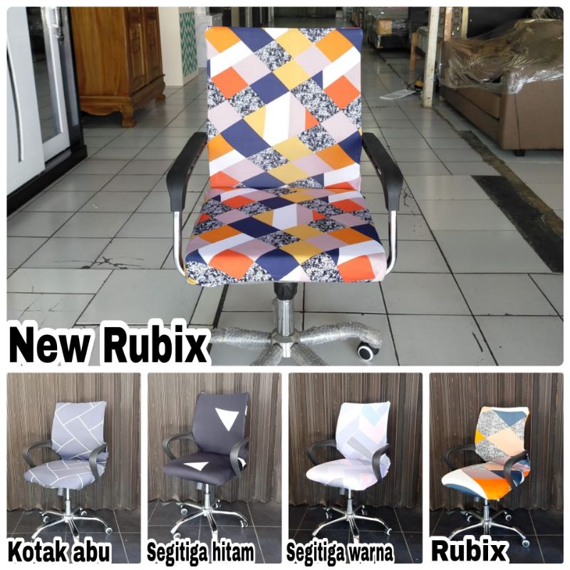 OFFICE CHAIR COVER elastic-Sarung Kursi Kantor Putar Size: L