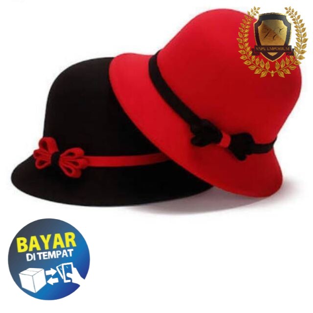 TOPI FEDORA WANITA  TOPI IMPOR  TOPI WANITA KOREA
