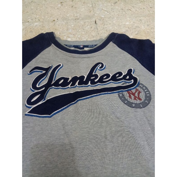 crewneck MLB yankes original big logo second bekas