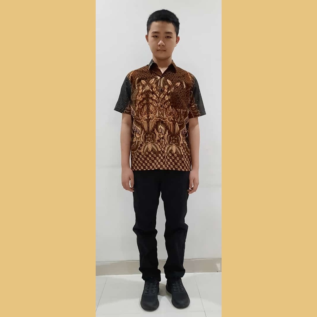 BATIK COUPLE KELUARGA SARIMBIT PASANGAN MUDA AYAH IBU ANAK  PREMIUM FAMILY JUMBO MODERN MURAH KEKINIAN TERBARU TUNIK DRESS RIHANNA COKLAT CAMISOLA CLOTHING