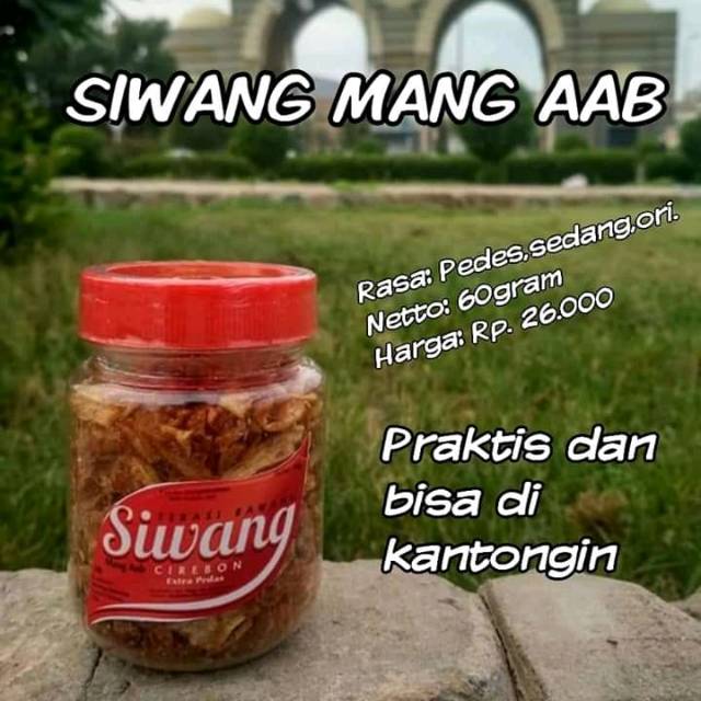 Siwang (Terasi Bawang) 60gram Mang Aab Khas Cirebon Bikin Nagih Makanan Oleh Oleh Khas Cirebon