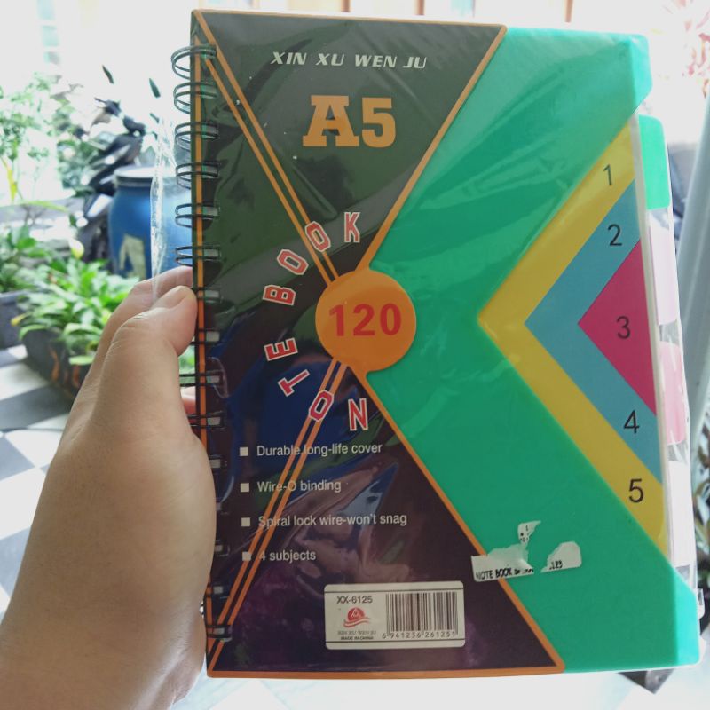 

Note book ukuran kertas A5