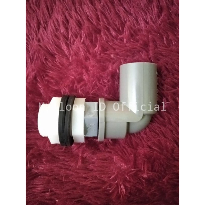 Alat Pembuangan Air Kolam Terpal - Sirkulasi Ukuran 1/2 Inch