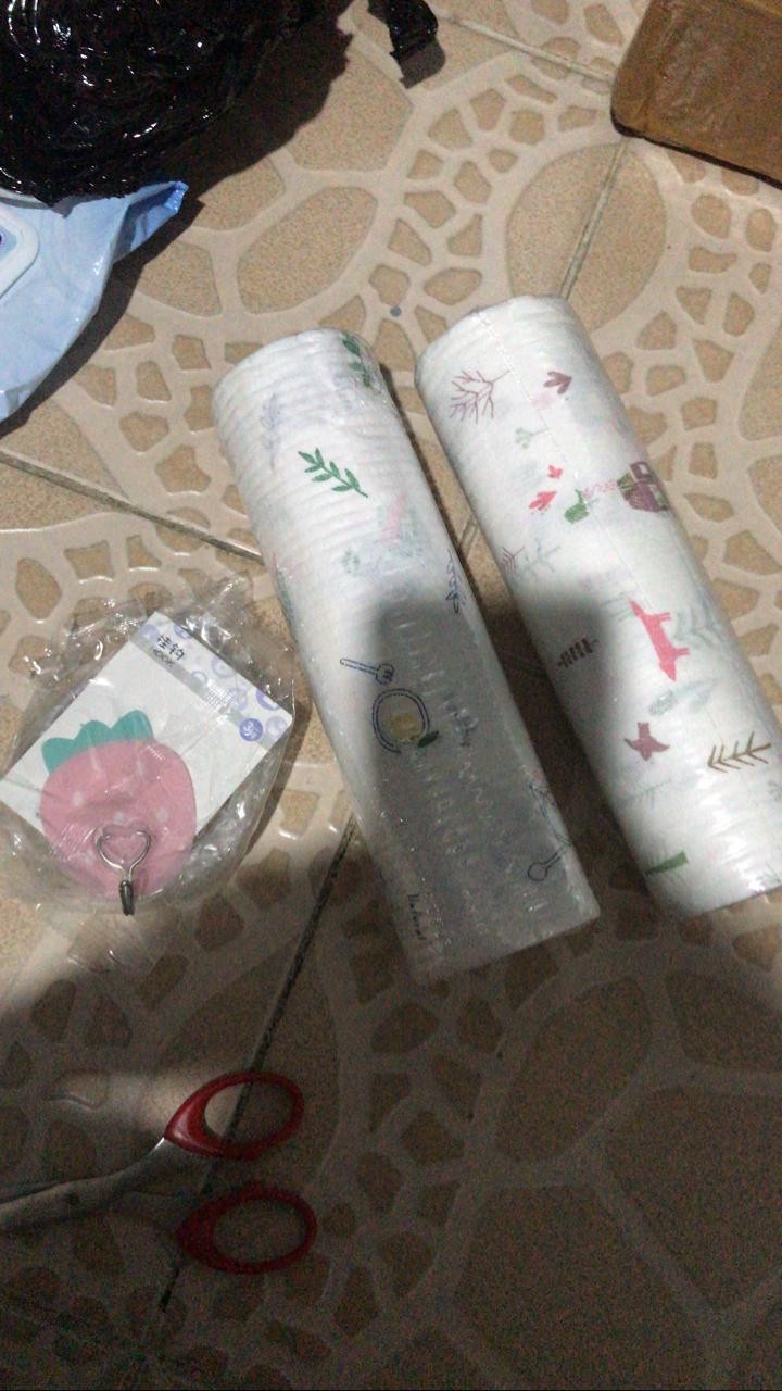 Elber Hl0133 Kertas Tissue Roll Nyerap Minyak Lembut Pembersih Alat Dapur Bisa Digunakan Kembali