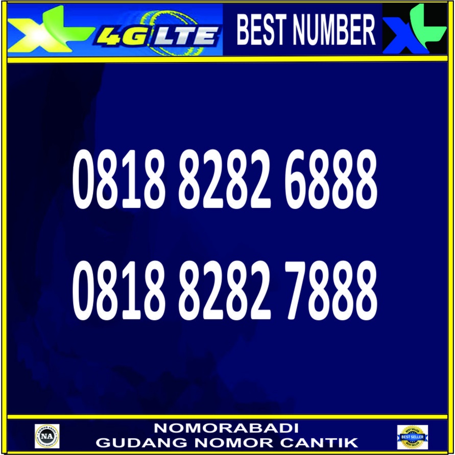 nomorcantik kartu perdana xl 4G 888 H1000