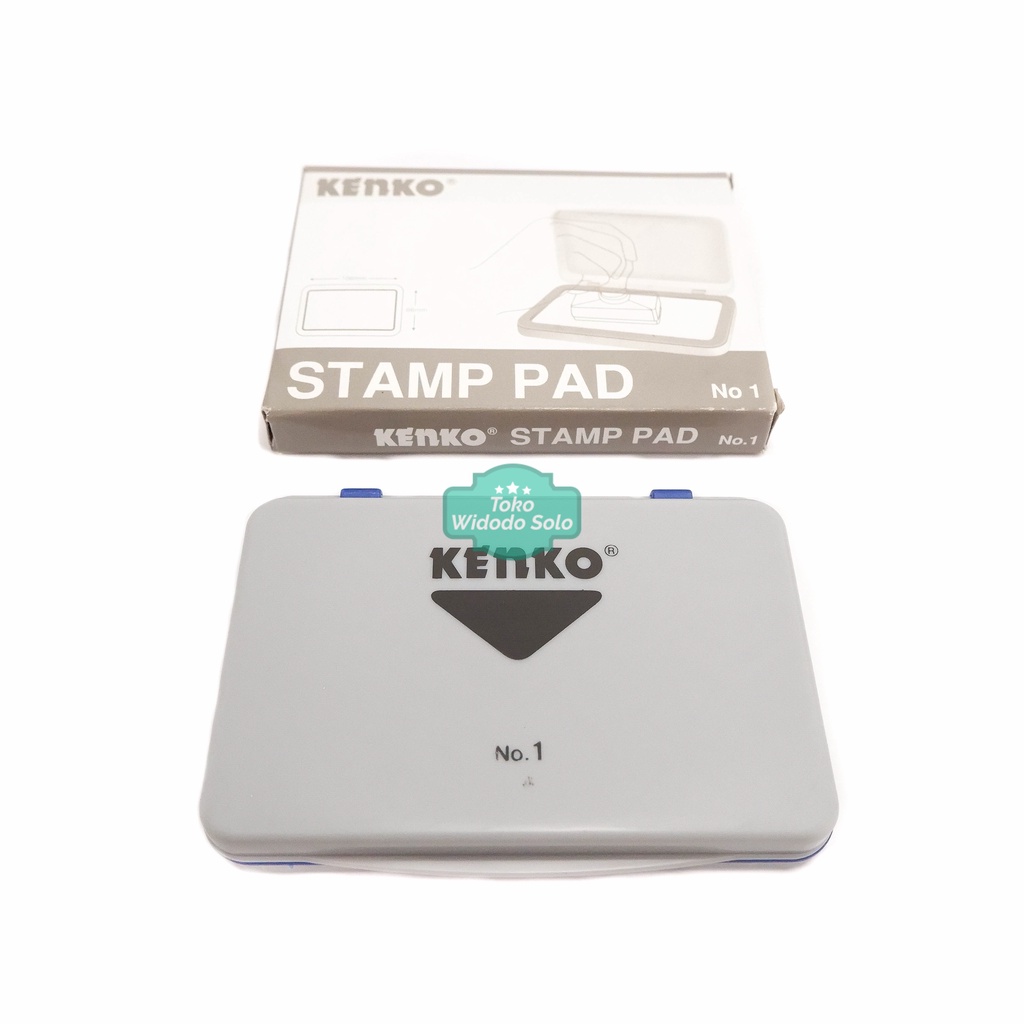 

Stamp Pad Kenko No 1 Bantalan Stempel Tanpa Tinta 120x88x12mm - 1 Buah