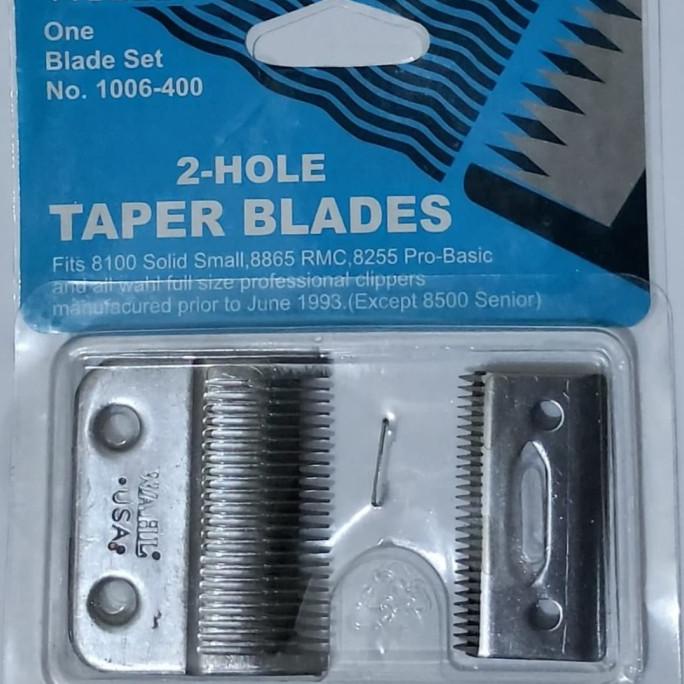 

Cod Aktif Mata Pisau Alat Cukur Wahl/ 2-Hole Taper Blades Hemat Kode 888
