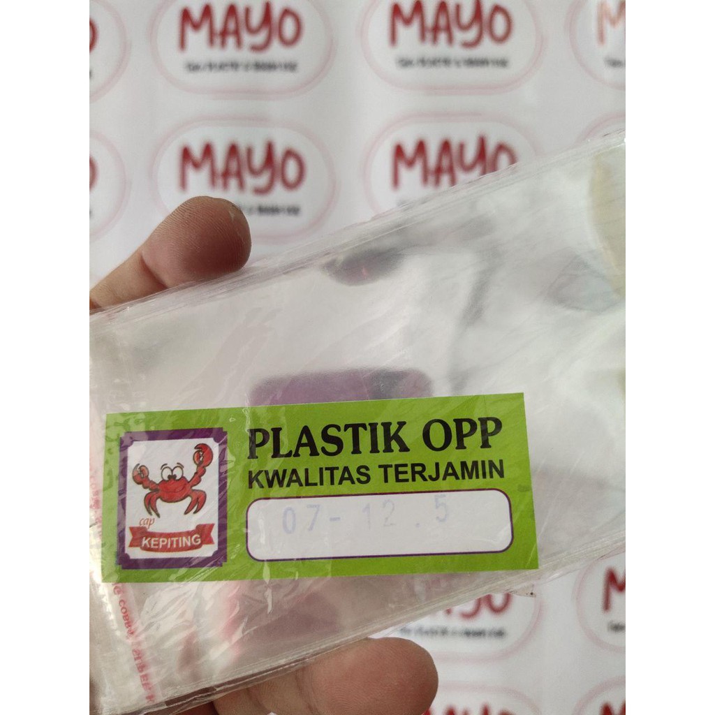 PLASTIK OPP 7 X 15 - ISI 100 PCS