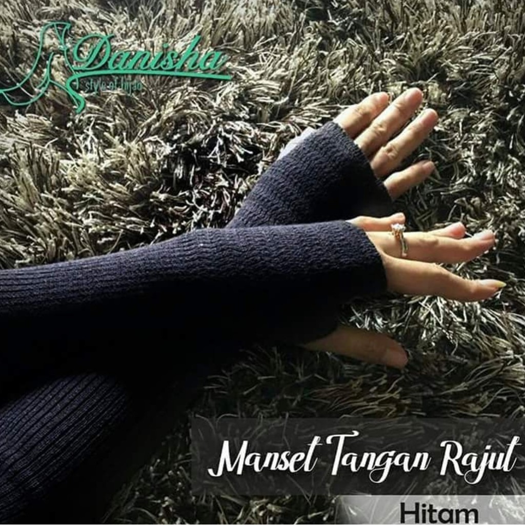 Handsock Rarut Ori Danisha - Manset Tangan/Handsock Rajut Halus - Bisa cod - Handsock Tangan Cantik