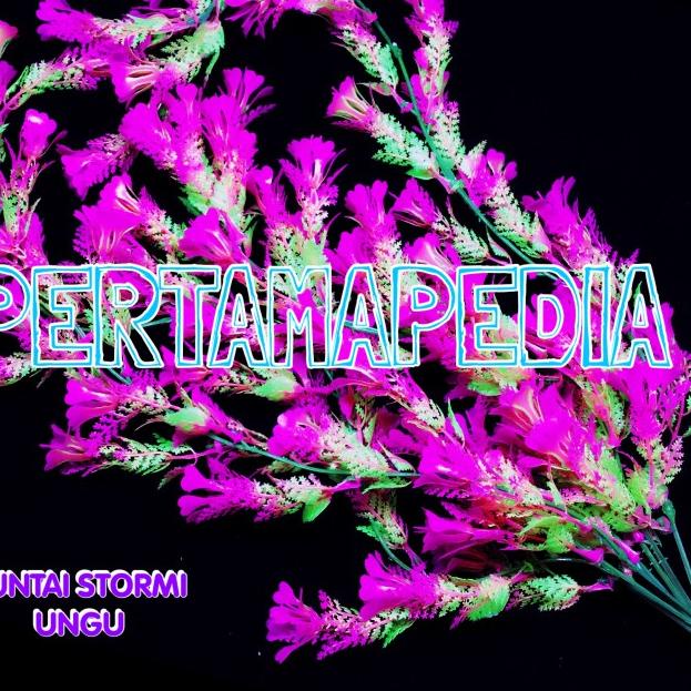 ➧ Bunga Plastik /Daun Rambat Plastik/ Daun Plastik/ Stormi Kuning - Putih ▼