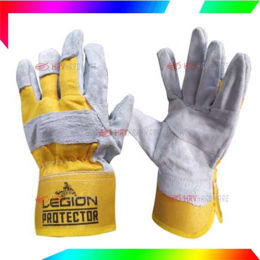 Sarung Tangan Kulit Kombinasi Legion Protector ECOGRIP Gosave Untuk Las dan Gerinda Proyek Safety Gloves