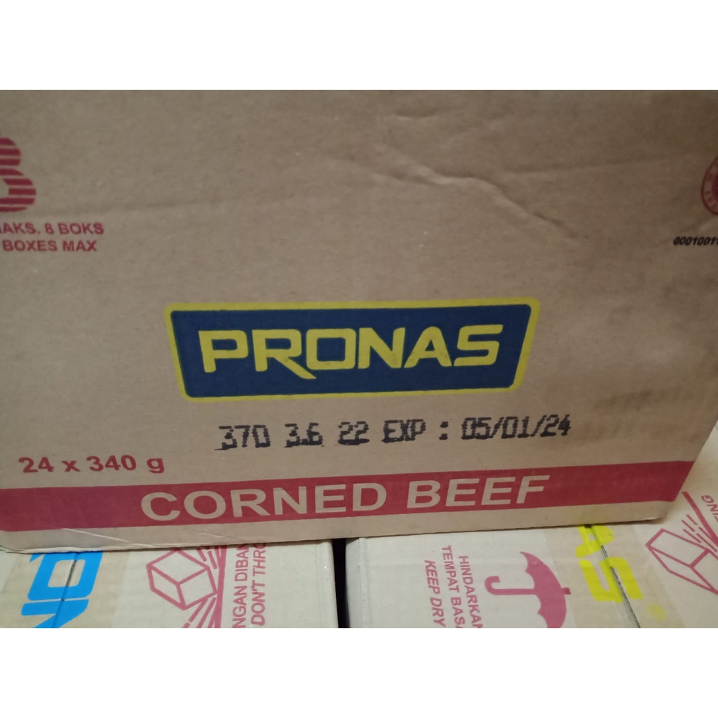 Pronas Kornet Daging Sapi Beef Kaleng 340 gram gr / 340gr ( Halal )