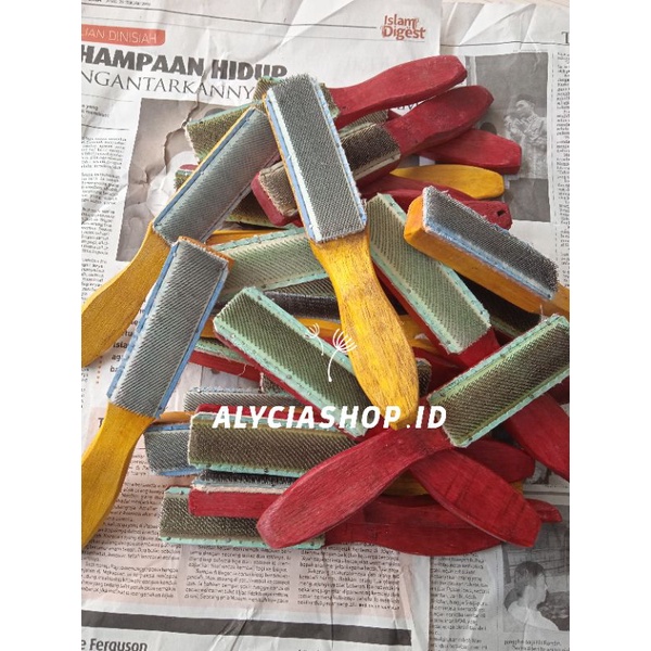 Paket Hemat sikat baja 20pcs alat pengasah serbaguna super murah 24cm asli alat pengasah pisau high 