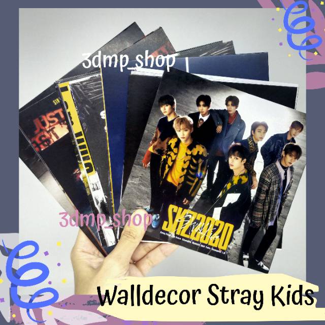 [22 Lembar] Walldecor poster Hiasan Dinding Poster Stray Kids In life Album noeasy maniac oddinary