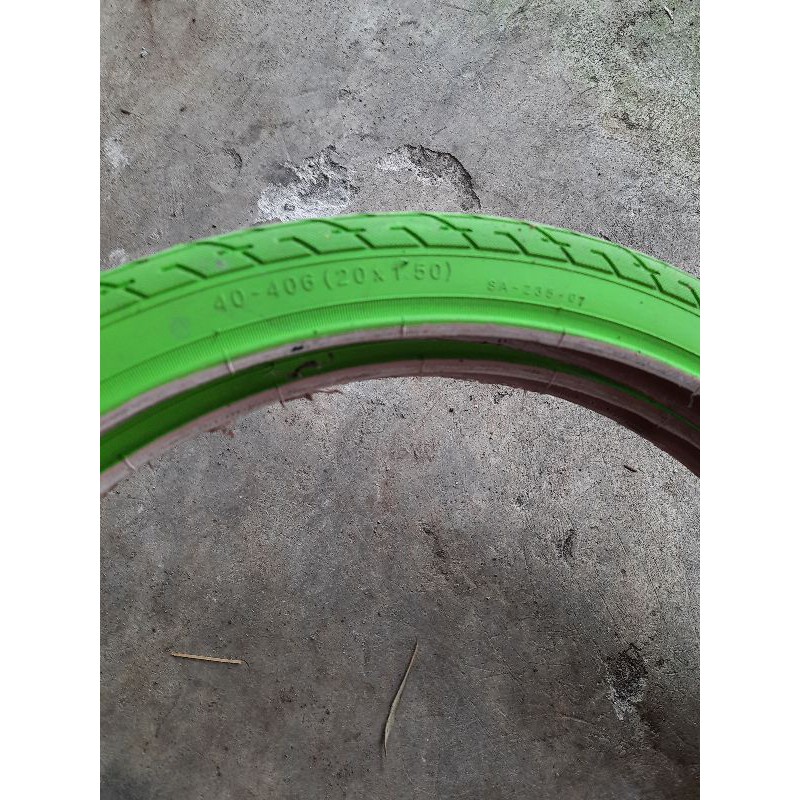 ban swallow warna hijau 20 x 1 50 sepeda lipat minion murni