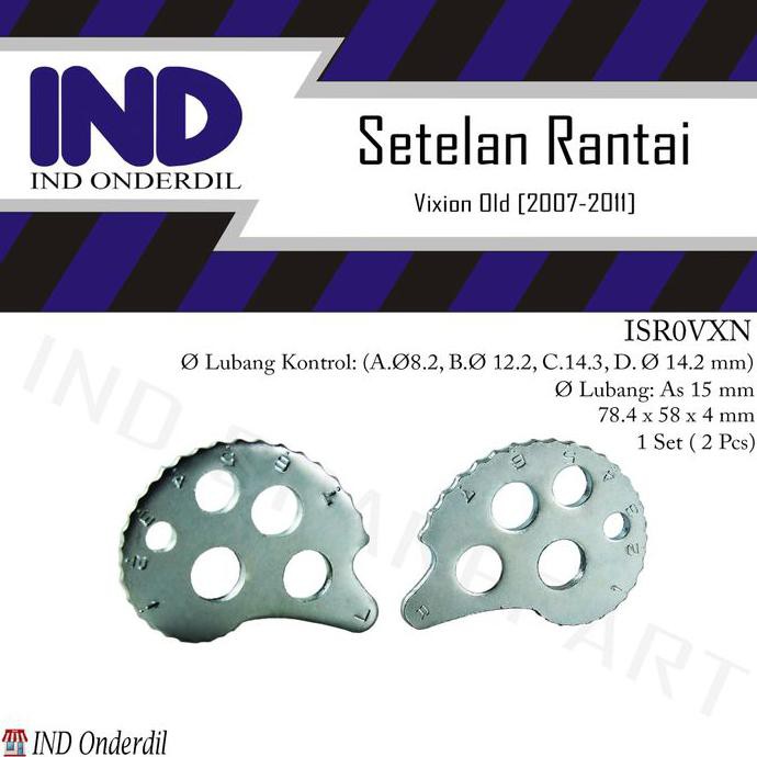 Setelan-Stelan-Anting Rantai-Rante Set Vixion Lama-Old 2007-2011 Ori