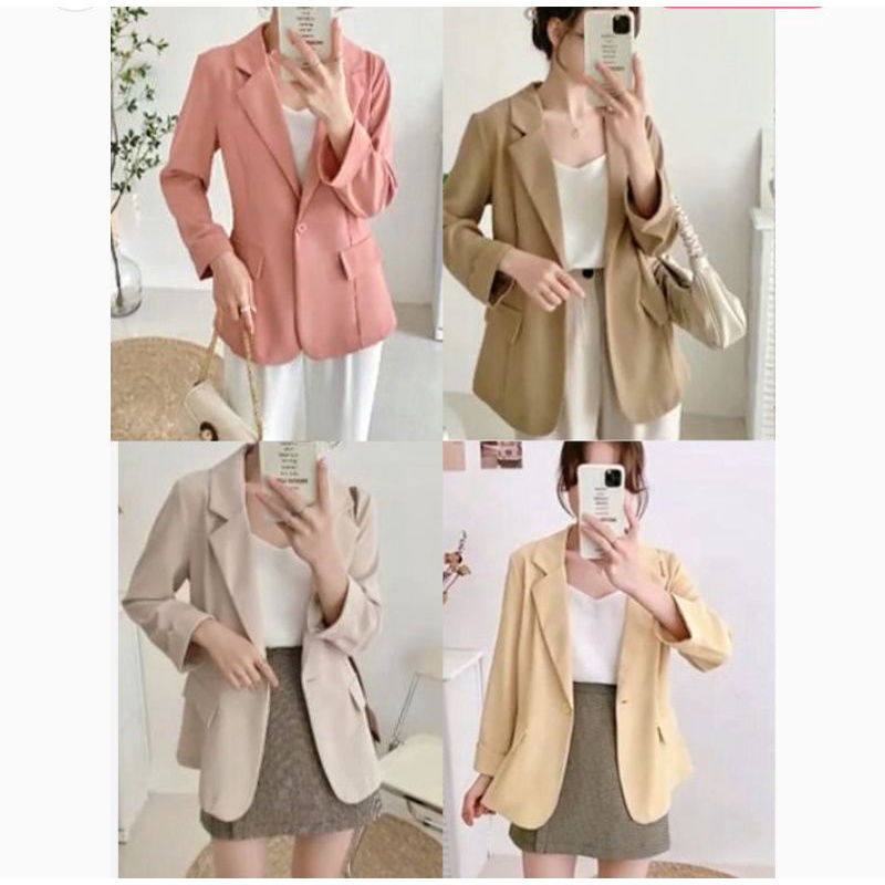 NEW ARIVAL ZEINA BLAZER FASHION IMPORT TERBARU