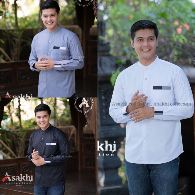 Baju Koko Hadroh Lengan panjang Putih  | Baju Kokoh Dewasa Lengan Panjang