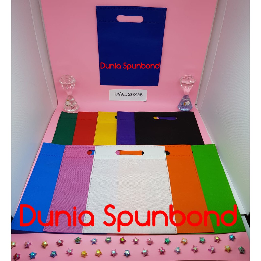 

Oval 20X25 Goodie Bag-Tas Kain Spunbond-Tas Furing-Tas Non Woven