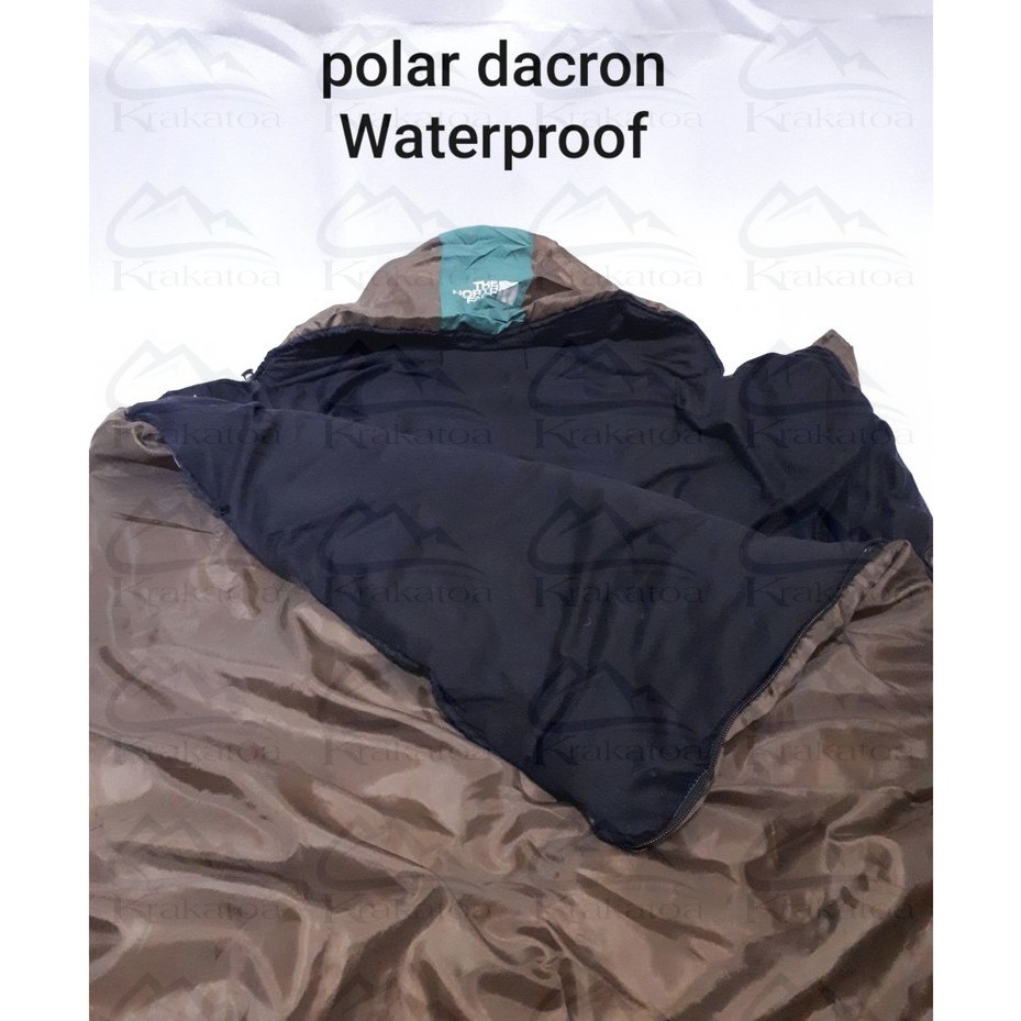 【Bisa COD】 Sleeping Bag Polar Dacron 3 Lapis Tebal 4 OZ * Waterproof` Kantong Tidur * SleepingBag WP