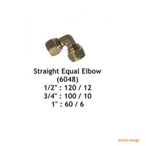 Keni Sambung Kuningan pipa air panas 16mm