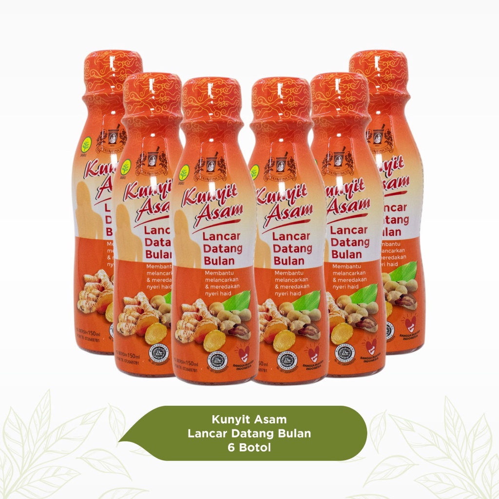 

Kunyit Asam Datang Bulan Botol Sidomuncul - 6 Botol