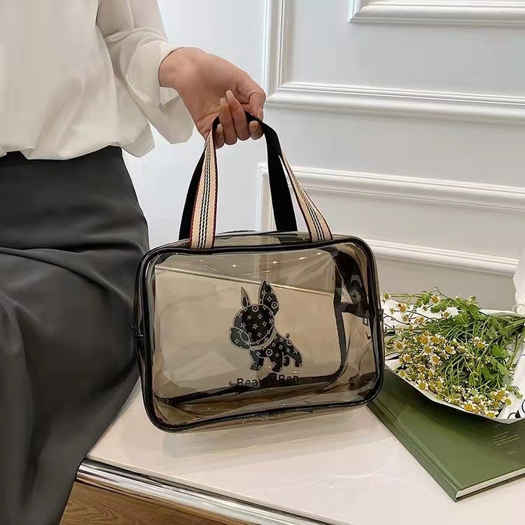 BJ65227 - BEAR/DOGGY/DOLL - TAS TOTE JINJING TRANSPARAN MOTIF WANITA FASHION IMPORT MODIS ELEGAN TERMURAH TERLARIS TERBARU BAGSTORE JAKARTA TAS BATAM ZC5227