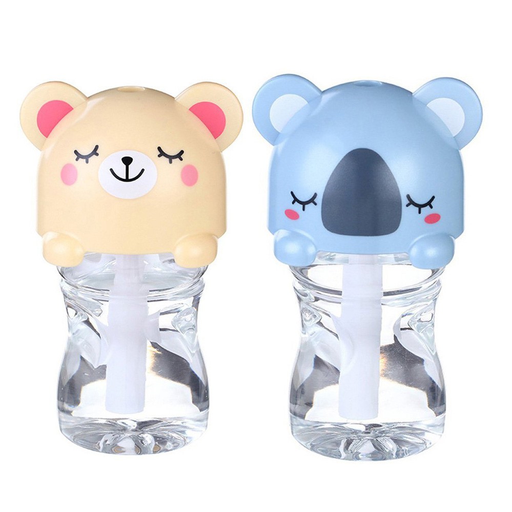 USB Mini Portable LED Cartoon Bottle Caps Humidifier 280ml