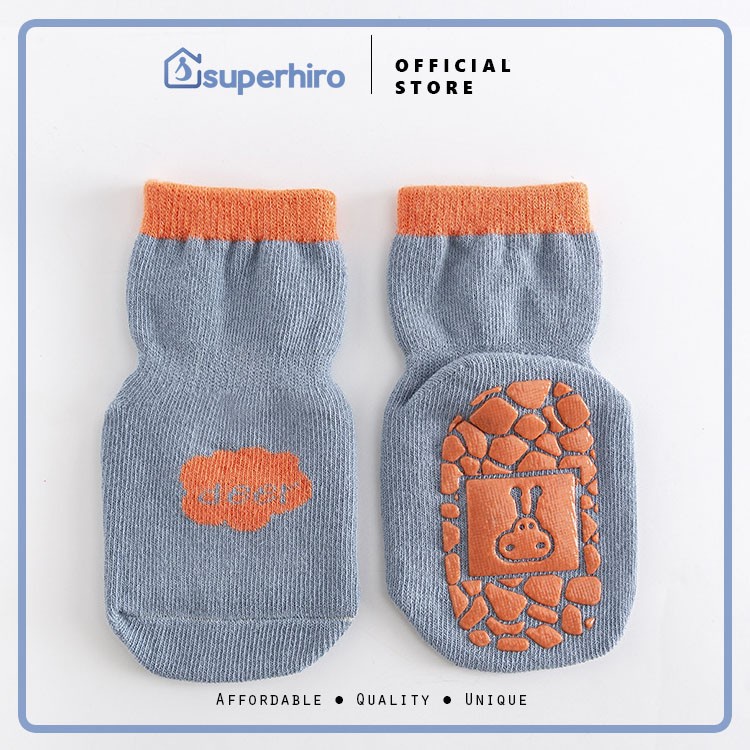 Kaos Kaki Bayi / Baby Socks Anti Slip Knit Lucu Premium Prewalked