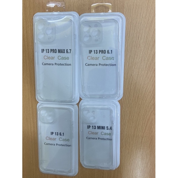 Case Premium Iphone 13 Iphone13proMax Iphone13pro  Silikon Cover Bening Clear IPHONE13 13 mini Camera Protection