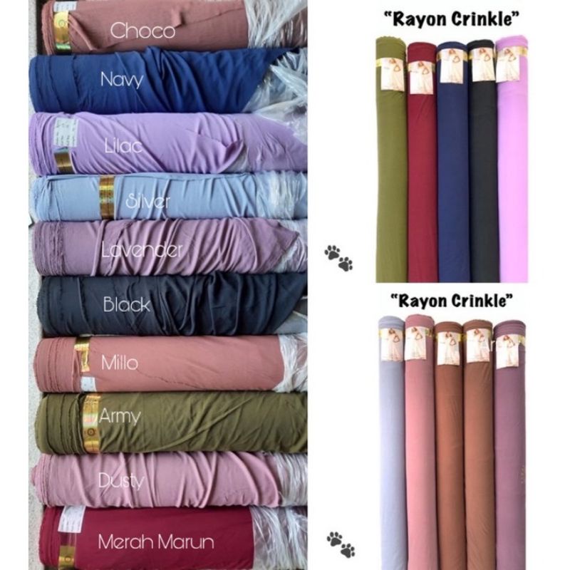 KAIN RAYON CRINKLE PREMIUM