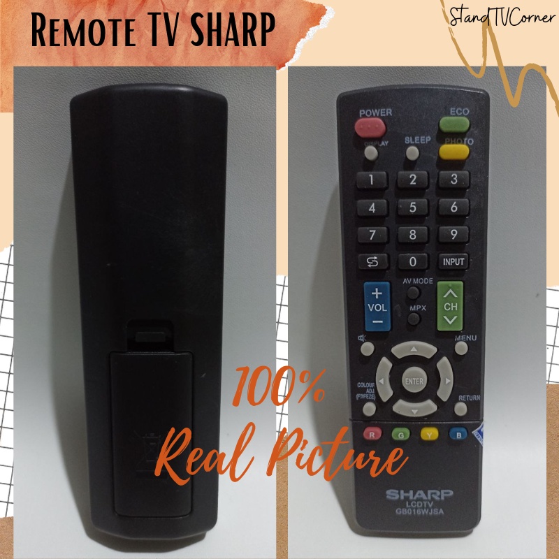 100% ORI Remote TV Sharp Aquos LCD LED Remot remote control