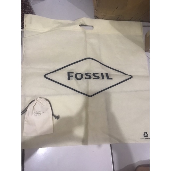 

Dust bag Original Fossil XL Extra Large ukuran 54 x 54 cm