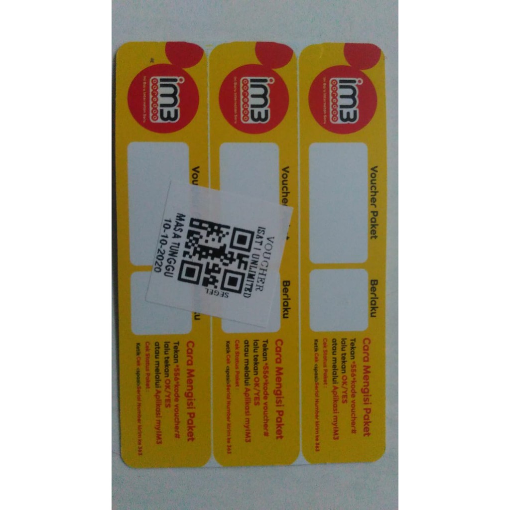 VOUCHER INDOSAT 1GB UNLIMITED