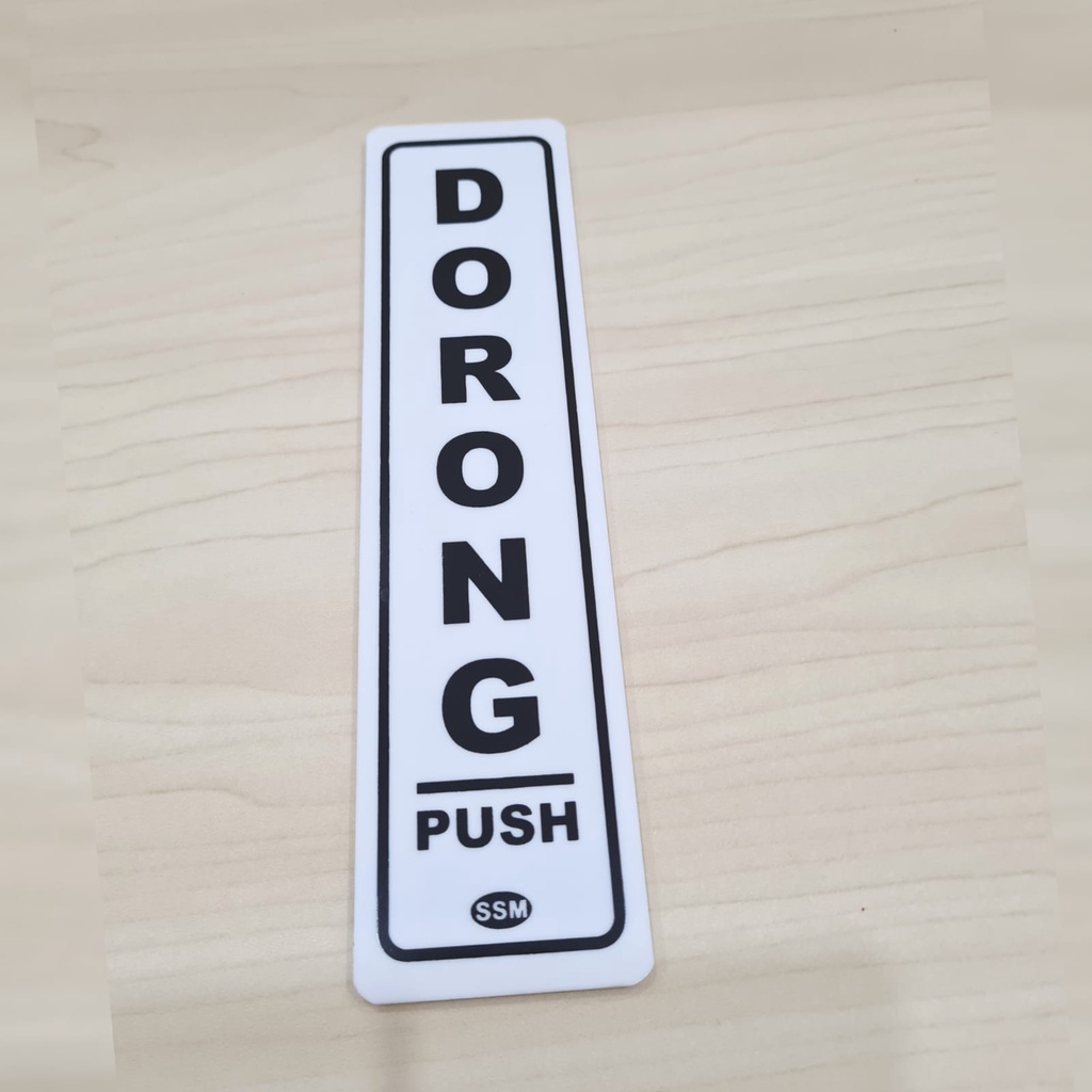 

Sign Label Akrilik KECIL DORONG