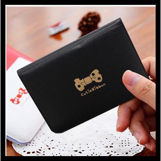 

PAKET HEMAT TEMPAT KARTU NAMA KULIT PITA CARD CASE HOLDER LEATHER BOW SCH001 - MERAH