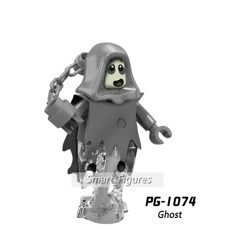 Pg8080 Mainan Action Figure Mini Seri Halloween Labu Hantu Penyihir Werewolf Vampire Queen