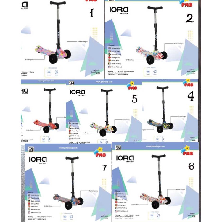 SCOOTER IORA ST-07 PMB PROMO DASYAT SKUTER PMB scooter anak dan dewasa termurah