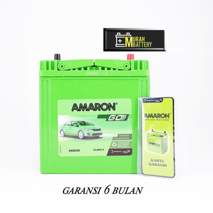 Aki Mobil Daihatsu Xenia NS40Z 38B20R Amaron GO Aki Kering 12v 35A