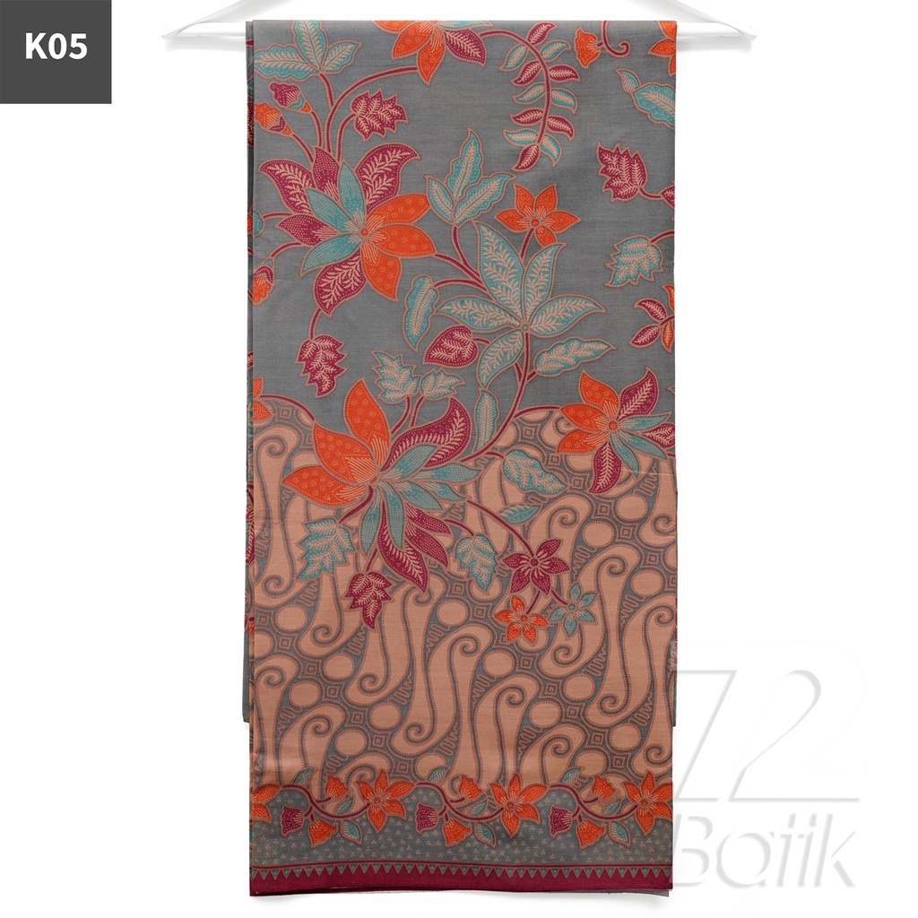 KAIN BATIK PREMIUM Bahan Katun Motif Kembang Bintang Warna Pink 721675 Cap 72 Jarik Jarit Samping Kebat Panjang Batik Katun Modern Premium Bahan Seragam Batik Pernikahan Kantor Keluarga Murah Kamen Jadi Batik Bali Lembaran