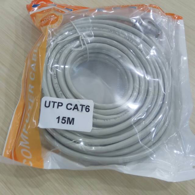 Kabel LAN 15M Cat6 UTP cable Lan 15 meter High Quality kabel lan cat 6