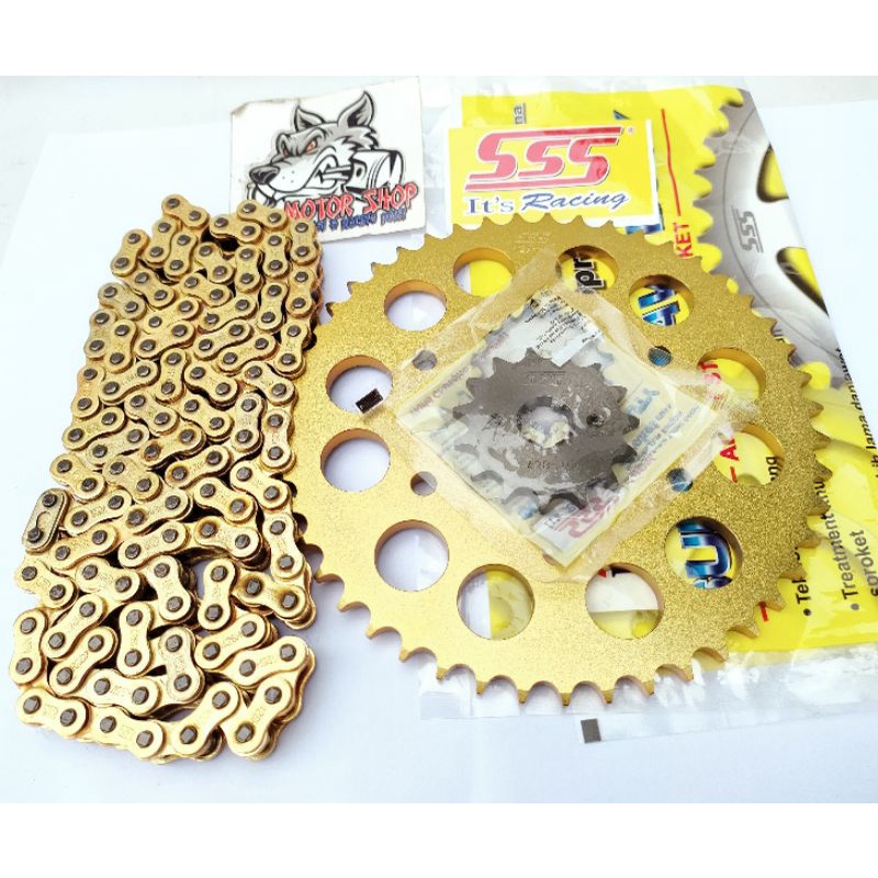 Gir Gear Set Gearset Sss 415 Ninja 150 R RR SS NINJA R RR SS Dll Gear Warna Gold Emas