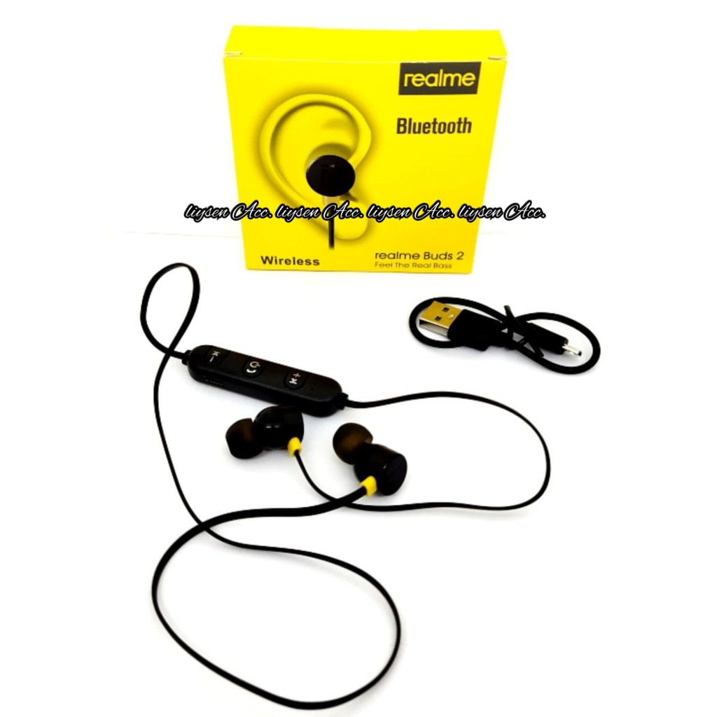 Realme buds wireless RMA101 headset bluetooth Earphone handfree.