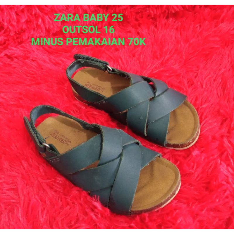 preloved sandal zara baby 25