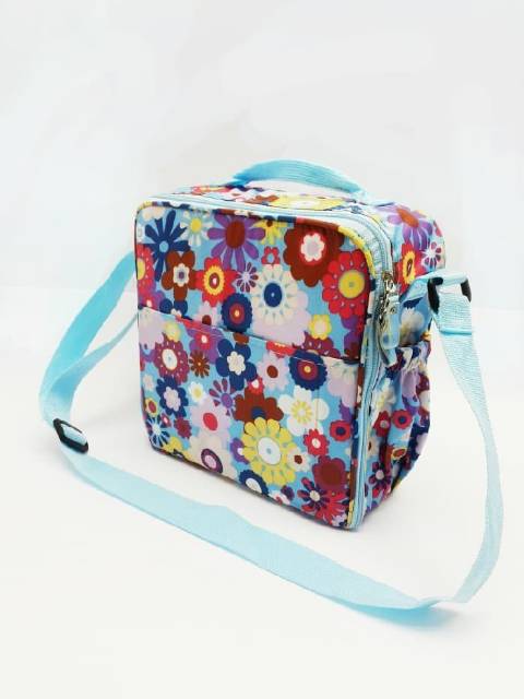 TAS BAYI motif LAVENDER FREE STROLLEER HOOK TERMURAH /Tas Perlengkapan bayi / Tas Bayi Diapers bag