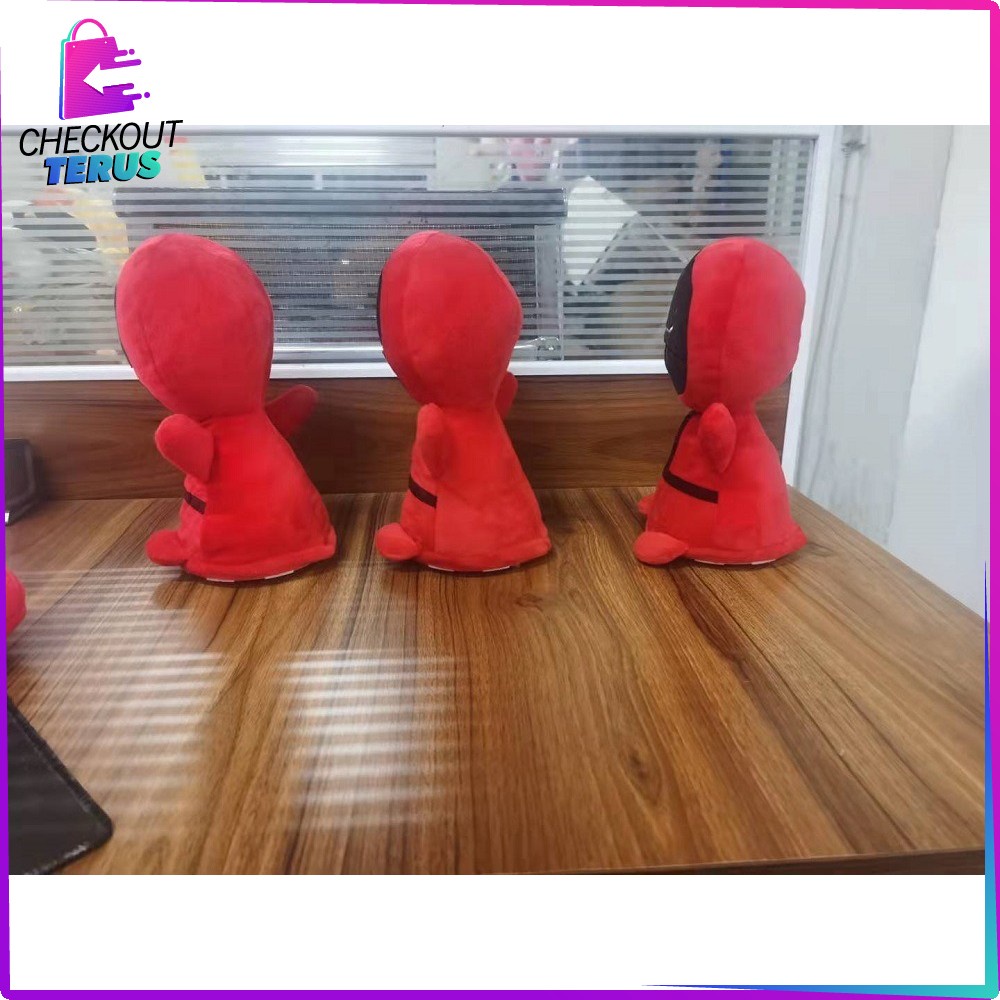 CT M208 Boneka Squid Game Goyang dan Bisa Bicara Rekam Suara Boneka Menari Joget Putar Ada Lampu Musik Boneka Mainan